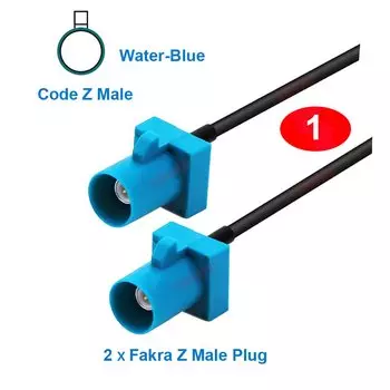 BEVOTOP Fakra Z удлинитель GPS антенны RG174 10м синего цвета