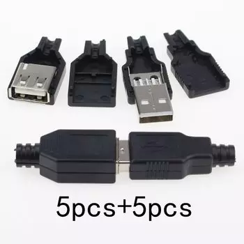 FAMCDI USB разъемы 4-контактные 10 шт