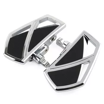 Фантомные напольные доски Передняя фотография для Harley Dyna FLD Touring Road Street Glide Road King Softail Fatboy Street Bob