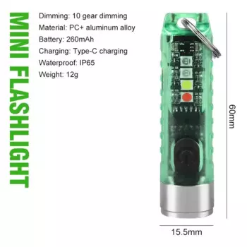 FANZHI Мини-фонарик водонепроницаемый