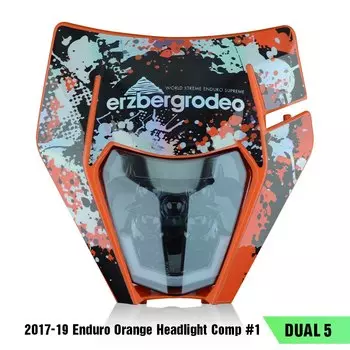 Фара для мотоцикла PowerZone, головная лампа, головная лампа для мотоцикла KTM EXC SXF MX внедорожный велосипед, передняя фара для эндуро