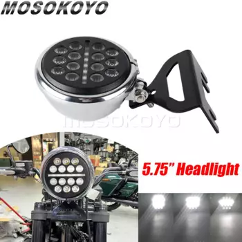 Фара мотоциклетная Передняя диагональю 5, 5 3/4 дюйма, для Harley Softail Fat Street Bob FXBB 5,75 FXBBS FXFBS FXFB