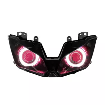 Фара NINJA300 для NINJA 300 ZX-6R 2013-2016, светодиодная фара «ангельский глаз», фара для мотоцикла, подходит для Versys 65 NINJA 300, детали