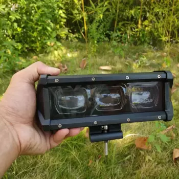Фара светодиодная, 6D, 4x4, 12 В, 24 В, для автомобиля, нива, полноприводного грузовика, внедорожника, уаза, квадроцикла, лодки, мотоцикла