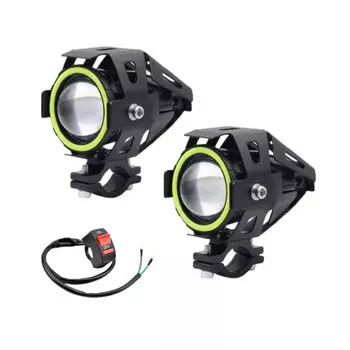 Фара светодиодная «ангельский глаз» для мотоцикла, 2 шт.