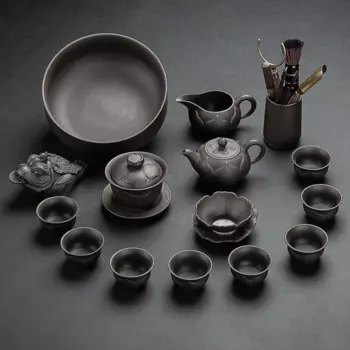 Фарфоровый сервис Gaiwan, роскошный китайский чайный набор с заварочным ситечком, кружка, поднос, фарфоровый чайный пивоваренный набор AB50TS
