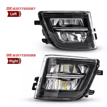 Фары дальнего света переднего бампера для BMW серии 7 F01 F02 F03 730i 740i 750i 760i Автомобильные светодиодные противотуманные фары OE: 63177311288 63177311287 12В
