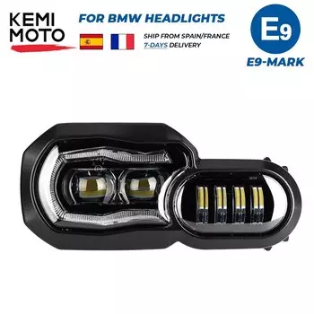 Фары для мотоциклов, фары для BMW F800GS F800R F700GS F650GS, приключенческие мотоциклы, полный светодиодный проектор