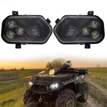 Фары головного света Polaris ATV, 2 шт., высокий и низкий 12-24 В для 2012-2013 Polaris RZR S Side X Side и 2012-2013 sportrzr 800 900 570