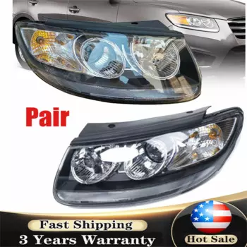 Фары головного света в сборе для 2007-2012 Hyundai Santa Fe галогенные OEM Автомобильные аксессуары