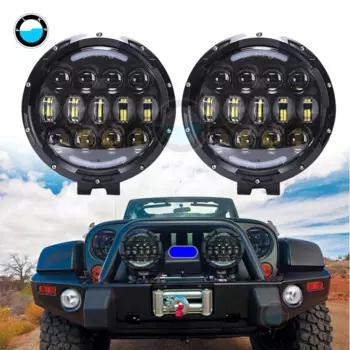 Фары светодиодные рабосветильник, 7 дюймов, 2 шт., 05 Вт, для jeep wrangler land rover