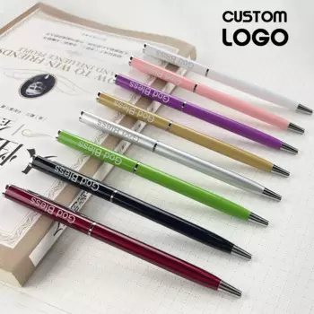 Металлическая шариковая ручка devoservice с гравировкой