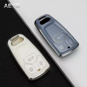 Модный ТПУ чехол для автомобильного ключа с полным покрытием для Audi A6 A5 Q7 S4 S5 S7 A4 B9 A4L 4m 8W Q5 TT TTS RS 8S Coupe Автомобильные аксессуары для стайлинга