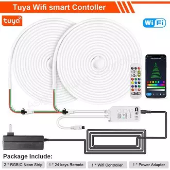 FastDeng RGBIC светодиодная лента 1 м 12В
