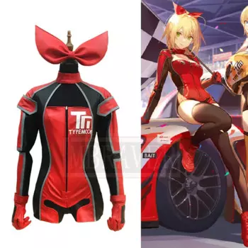 Fate/Grand Order FGO Fate Extella Saber Nero гоночный костюм Косплей Костюм Хэллоуин Рождественская Вечеринка Униформа