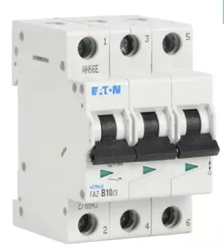 FAZ-B10/3-миниатюрный автоматический выключатель (MCB), 10 A, 3p, характеристики: B 278843
