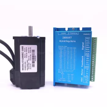 Фазный Драйвер шагового двигателя, 57J1880EC-1000 + 2HSS57, комбинированные пакеты с замкнутым циклом 2.0N.m Nema 23 Hybird