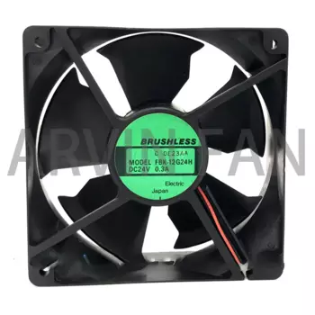 FBK-12G24H 24V 0.3A 120x120x38mm 2-проводной Вентилятор охлаждения сервера