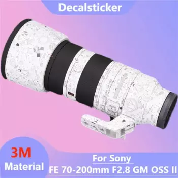 FE 70-200 2,8 II наклейка на кожу, виниловая пленка, защитная пленка для объектива, защитная наклейка для Sony FE 70-200 мм F2.8 GM OSS II SEL70200GM2
