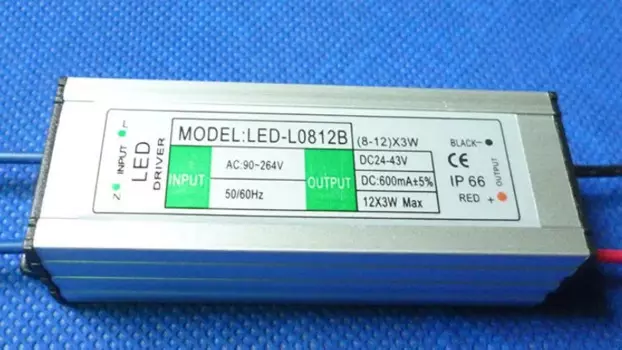 Fedex водонепроницаемый (8-12)* 3W AC 90-264 V 600Ma светодиодный драйвер 8*3W 9*3W 12*3W, трансформатор, внешний драйвер для потолочного светильника, прожектора