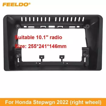 FEELDO автомобильная аудиосистема 10,1 "большой экран панель приборной панели рамка Комплект адаптер для Honda Stepwgn 2022 (RHD) фоторамка