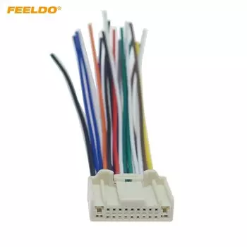 FEELDO автомобильный 20-контактный стерео жгут проводов адаптер для Nissan/Subaru/Infiniti OEM заводской CD/DVD аудио разъем провода # HQ3995