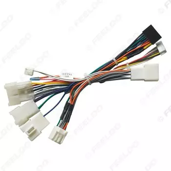 FEELDO автомобильный аудио 16-контактный жгут проводов с коробкой Canbus для Lexus Harrler RX300 стерео монтажный проводной адаптер