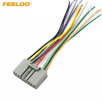 FEELDO автомобильный аудио CD-плеер радио стерео жгут проводов адаптер разъем для Honda Civic/Fit/CR-V/Odyssey # 1611