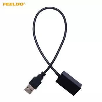 FEELDO Удлинительный usb-кабель-адаптер, 1 шт., провод для Honda Civic/Jazz/Accord/Odyssey 2009 ~ вперед, головное устройство, аудиосистема