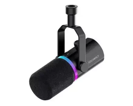 FEELWORLD PM1 XLR/USB запись подкастинга игровой микрофон для прямой трансляции и динамической записи