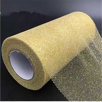 FEEUNM полиэстер горящая тюль 15см*22м