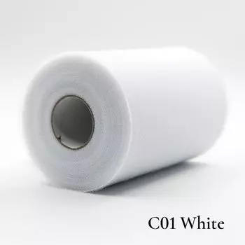 FEEUNM тюль органза белый 100 ярдов