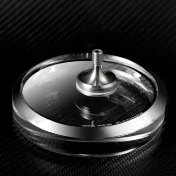 FEGVE Mini Gyro Plate Гладкий поднос вогнутая пластина выделенное пространство ручная витая кристальная Гироскопическая основа креативный подарок антистресс