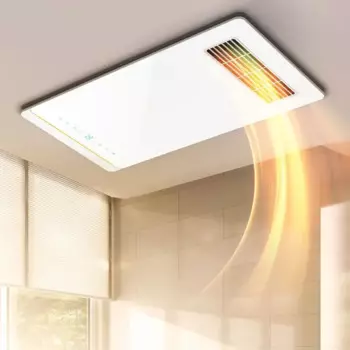 Fengnuan bathroommaster встроенный потолочный выхлопной светильник для ванной комнаты встроенный беспроводной пульт дистанционного управления ультратонкий обогреватель