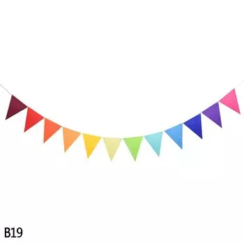 Фетровая гирлянда ZQCXLD 19 цветов