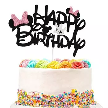 Фетровые фигурки Микки Маус и Минни Маус для торта Disney