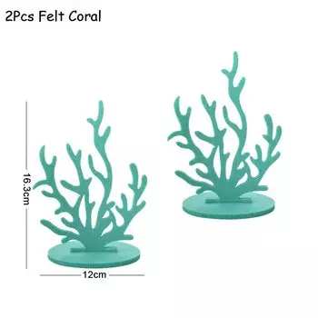 Фетровые коралловые украшения для детской вечеринки