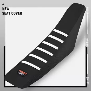 FEWFUSS Чехол на сиденье в рубчик с ребристым захватом в водонепроницаемом комплекте, защита от противоскольжения, подходит для SXF EXC KXF CRF YZF WR TC TE
