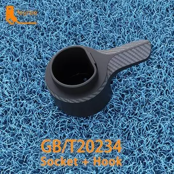 Feyree EV GB/T Настенный Держатель Для Зарядного Кабеля Для Электромобилей Материал ABS Прочная Настенная Опора