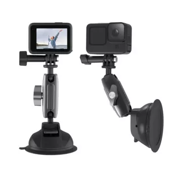 FF-F26 Присоска 360° ° Регулируемый стандартный адаптер для GoPro 11 10 9 Insta360 Osmo Action, держатель для мобильного телефона, смартфона