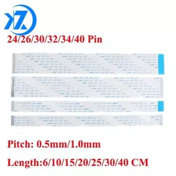 FFC FPC кабели WZXHFL, 6-40 см, 24-40 контактов