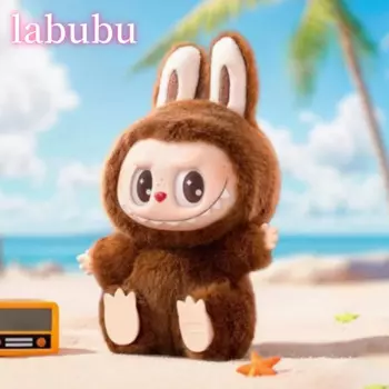 Фигурка аниме монстров Labubu, сидя, модель вечерние, виниловая коллекция, украшение, подарки для девушки