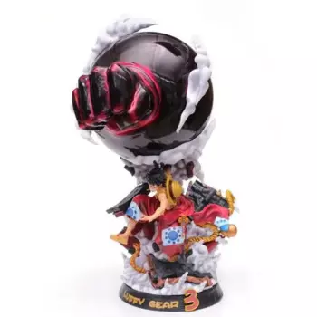 Фигурка Аниме One Piece Модель GK кимоно Обезьяна D Luffy снаряжение 3 Экшн-фигурка 45 см Статуя Коллекционная игрушка ПВХ F3 студийная фигурка