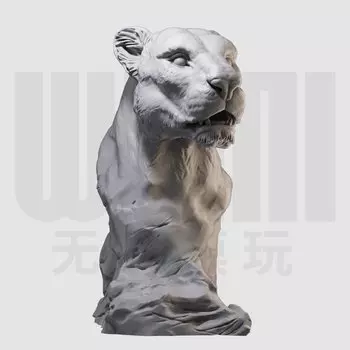 Фигурка BXA 1/10 бюст смола белая для покраски