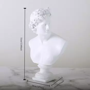 Фигурка головы Давида JIATA