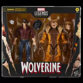 Фигурка из серии «Легенды Marvel», Росомаха, 50-я годовщина, Логан Marvel против Sabretooth, коллекционная 6-дюймовая экшн-фигурка, игрушка