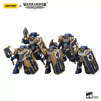 Фигурка JOYTOY 1/18 40K The Horus Heresy Ultramarines Remus Ventanus and Invictarus Suzerain Squad, аниме-игрушка