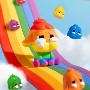 Фигурка Pop Mart Crybaby Pride парада, ограниченная серия, 2 шт. на заказ, игрушки, куклы, аниме фигурки, настольные украшения