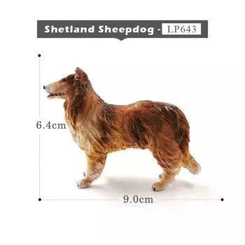 Фигурка шнауцера волка SIBAOLU