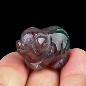 Фигурка свиньи из камня SHMAIZYH